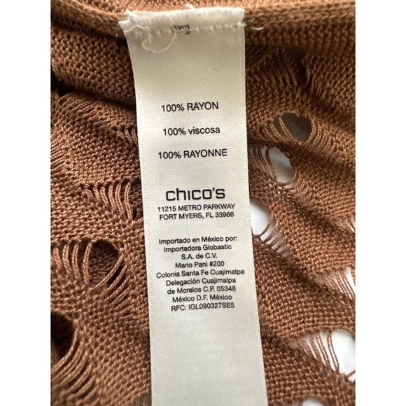 Chicos Crochet Maxi Cardigan - Picture 7 of 10